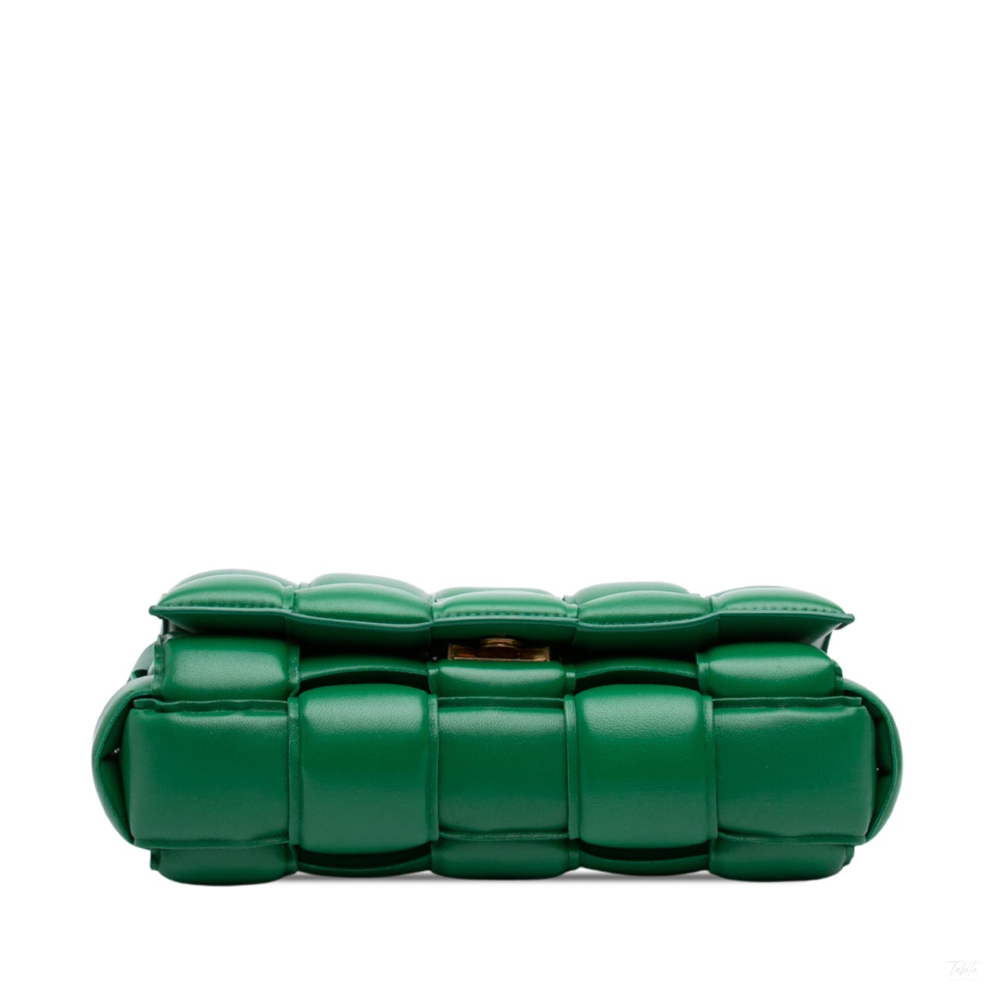 Second hand Bottega Veneta Padded Cassette Leather Crossbody Green - Tabita Bags