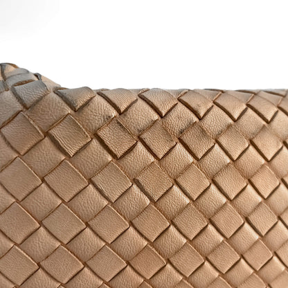 Second hand Bottega Veneta Parachute Leather Tote Handbag Sand - Tabita Bags