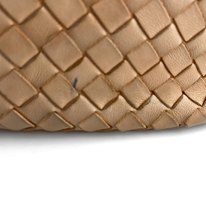 Second hand Bottega Veneta Parachute Leather Tote Handbag Sand - Tabita Bags