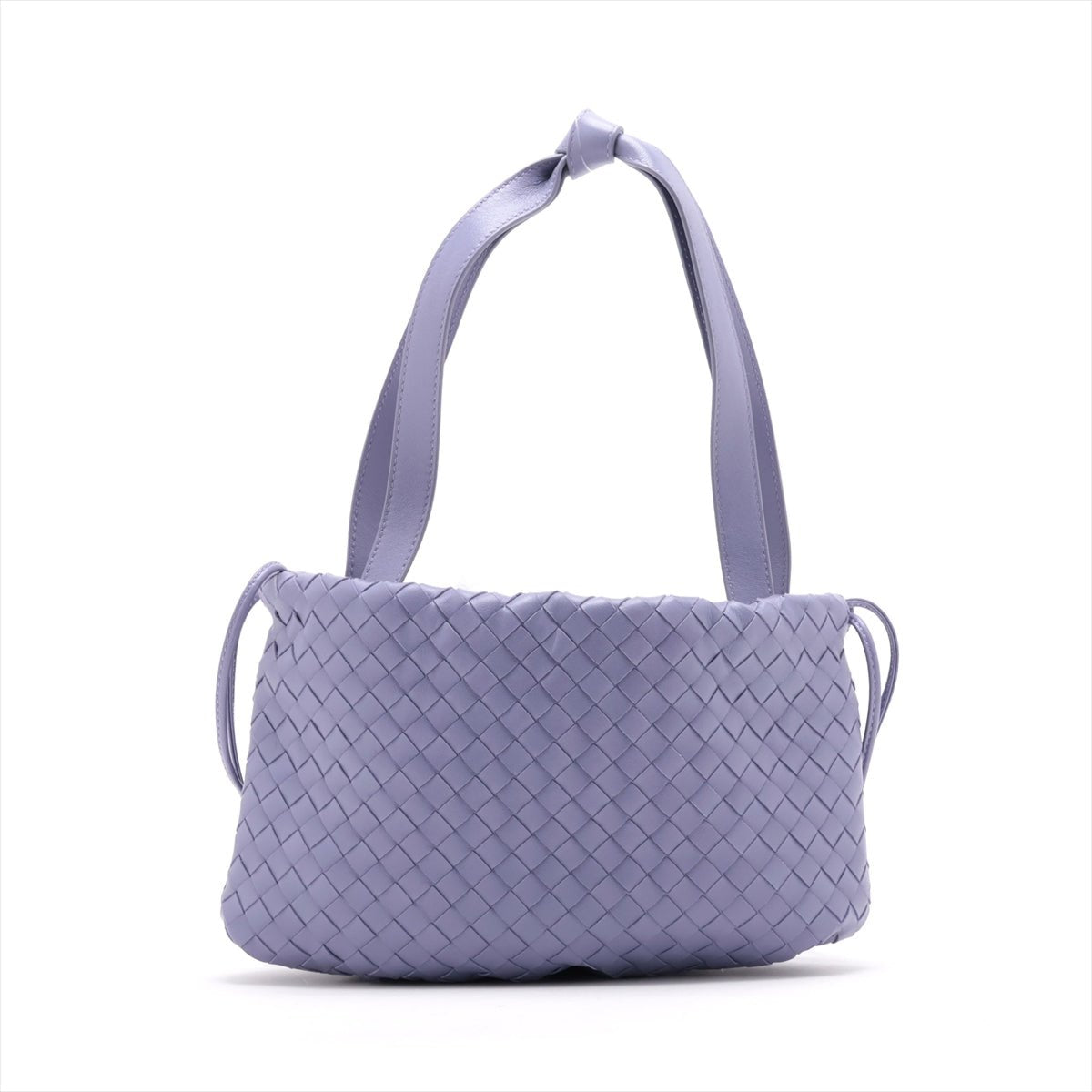 Second hand Bottega Veneta Pochette Small Leather 3 - Ways Pouch Bag Purple - Tabita Bags