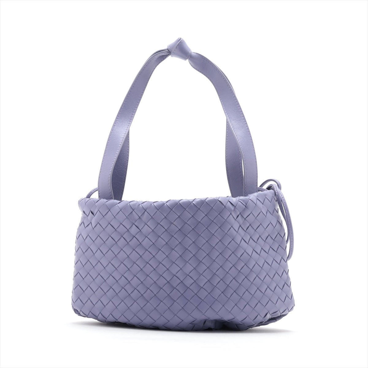 Second hand Bottega Veneta Pochette Small Leather 3 - Ways Pouch Bag Purple - Tabita Bags