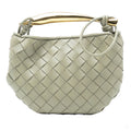 Second hand Bottega Veneta Sardine Lambskin Leather Crossbody Brown - Tabita Bags