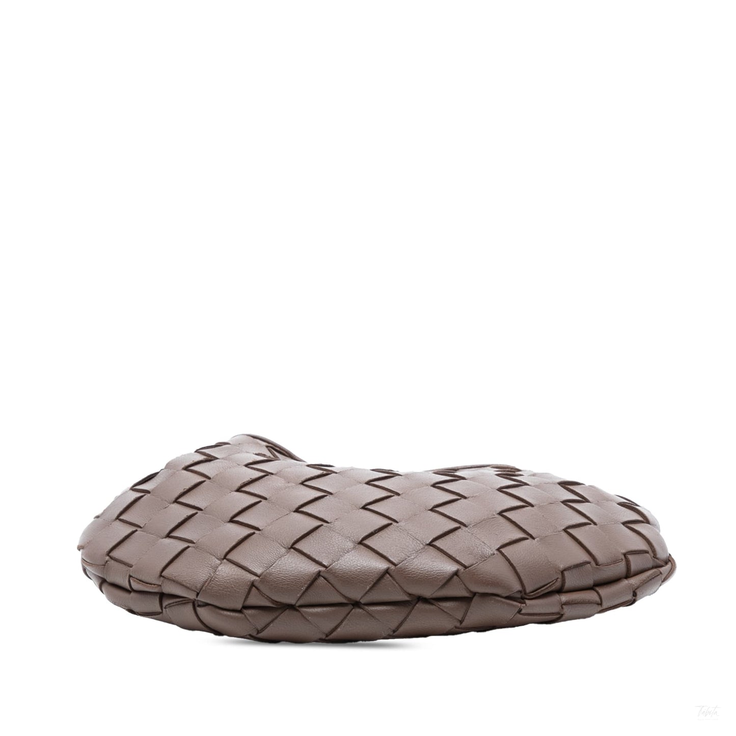 Second hand Bottega Veneta Sardine Lambskin Leather Crossbody Brown - Tabita Bags