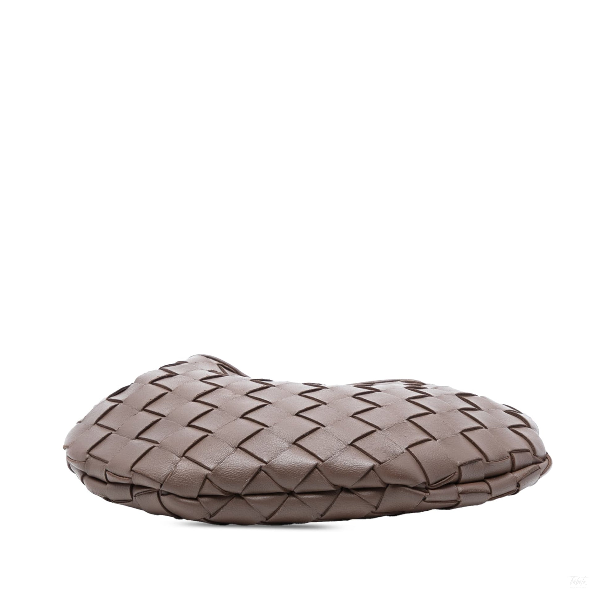 Second hand Bottega Veneta Sardine Lambskin Leather Crossbody Brown - Tabita Bags