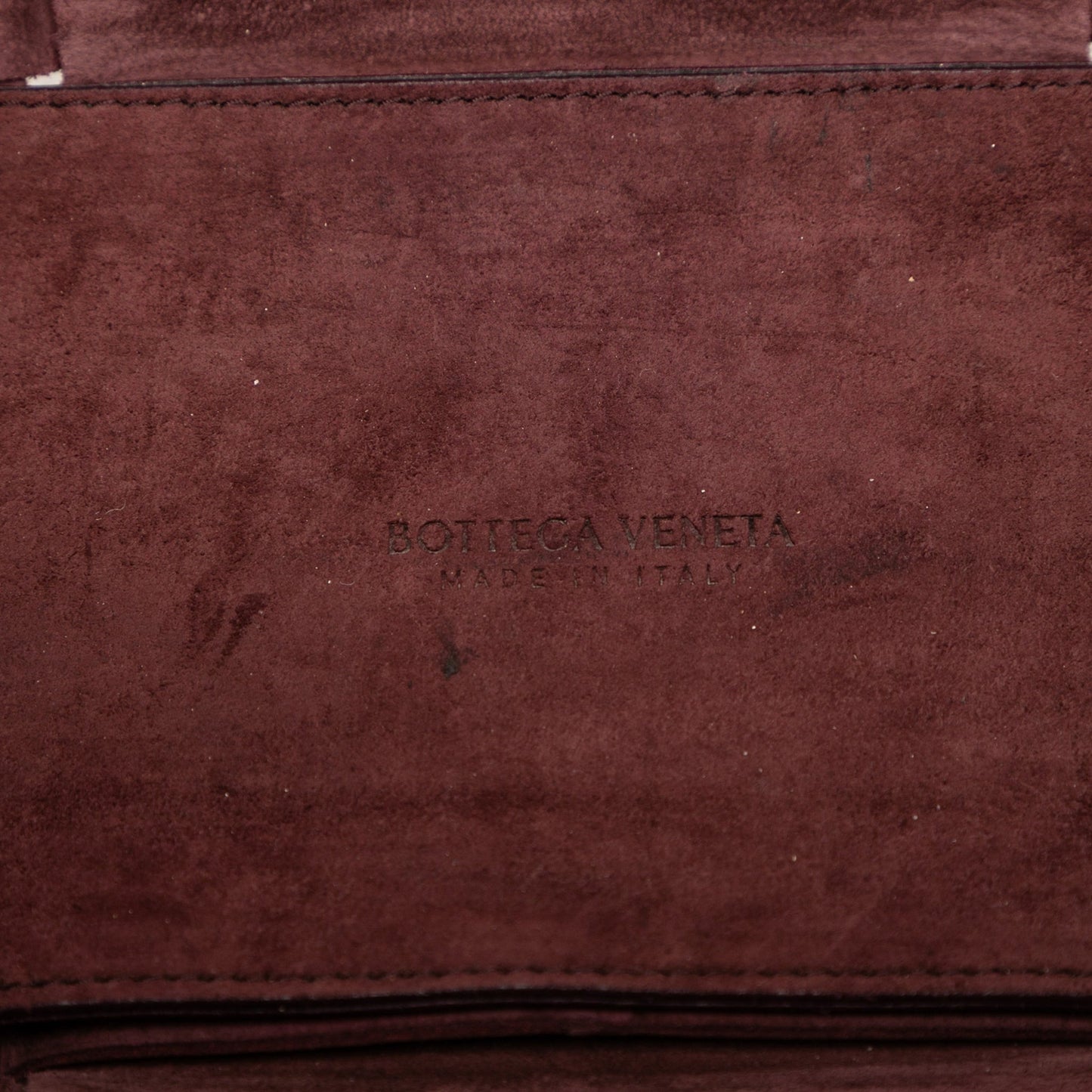 Second hand Bottega Veneta The Arco Medium Leather Maxi Intrecciato Tote Shoulder Bag Red - Tabita Bags