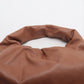 Second hand Bottega Veneta The Pouch Large Leather Hobo Bag Brown - Tabita Bags