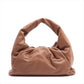 Second hand Bottega Veneta The Pouch Large Leather Hobo Bag Brown - Tabita Bags