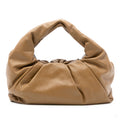 Second hand Bottega Veneta The Shoulder Pouch Medium Leather Hobo Shoulder Bag Brown - Tabita Bags