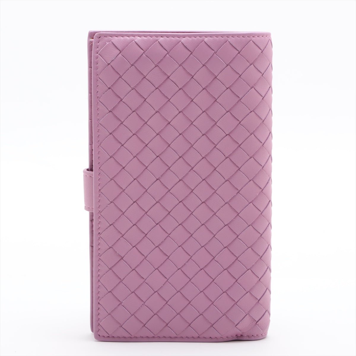 Second hand Bottega Veneta VET Wallet Intrecciato Nappa Leather Purple - Tabita Bags