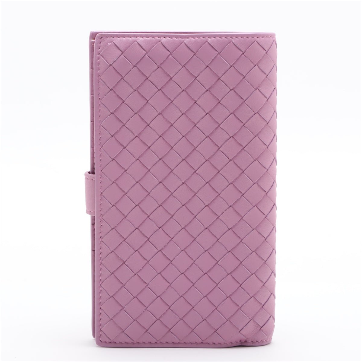 Second hand Bottega Veneta VET Wallet Intrecciato Nappa Leather Purple - Tabita Bags