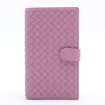 Second hand Bottega Veneta VET Wallet Intrecciato Nappa Leather Purple - Tabita Bags