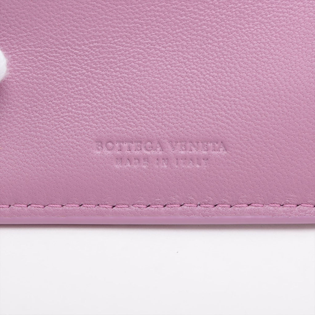 Second hand Bottega Veneta VET Wallet Intrecciato Nappa Leather Purple - Tabita Bags