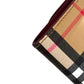 Second hand Burberry Continental Canvas Long Flap Wallet Archive Beige Check - Tabita Bags