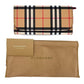 Second hand Burberry Continental Canvas Long Flap Wallet Archive Beige Check - Tabita Bags