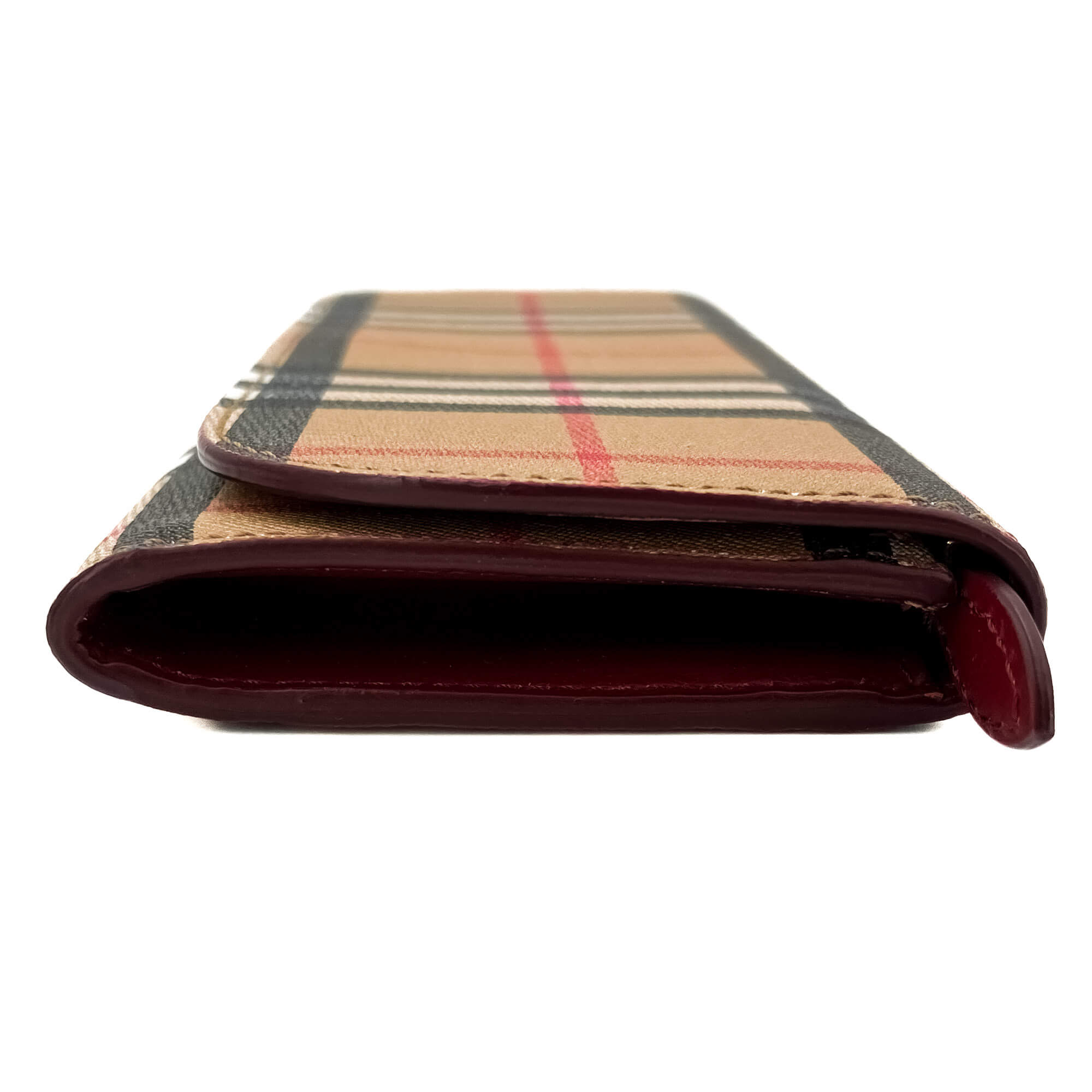Burberry wallet long hot sale