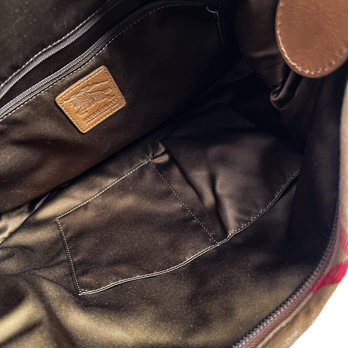 Second hand Burberry Hobo Shoulder Bag Leather Brown - Tabita Bags