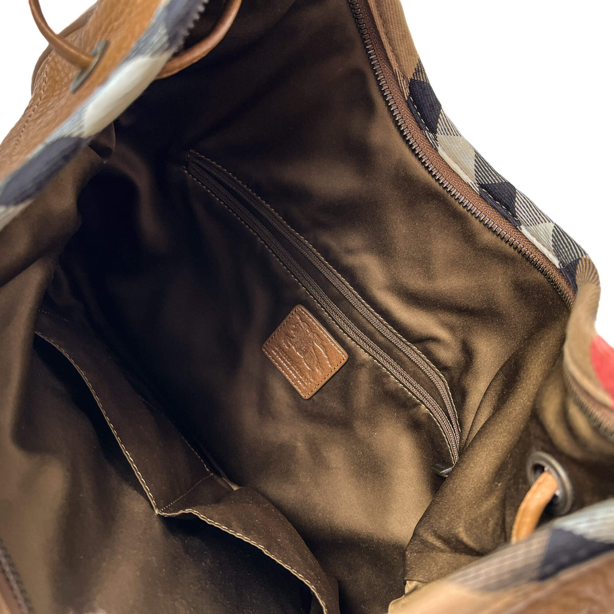 Second hand Burberry Hobo Shoulder Bag Leather Brown - Tabita Bags