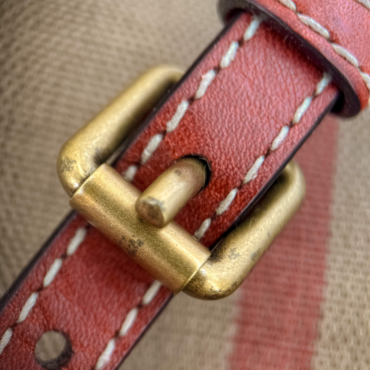 Second hand Burberry Satchel Crossbody Canvas Archive Beige Check - Tabita Bags