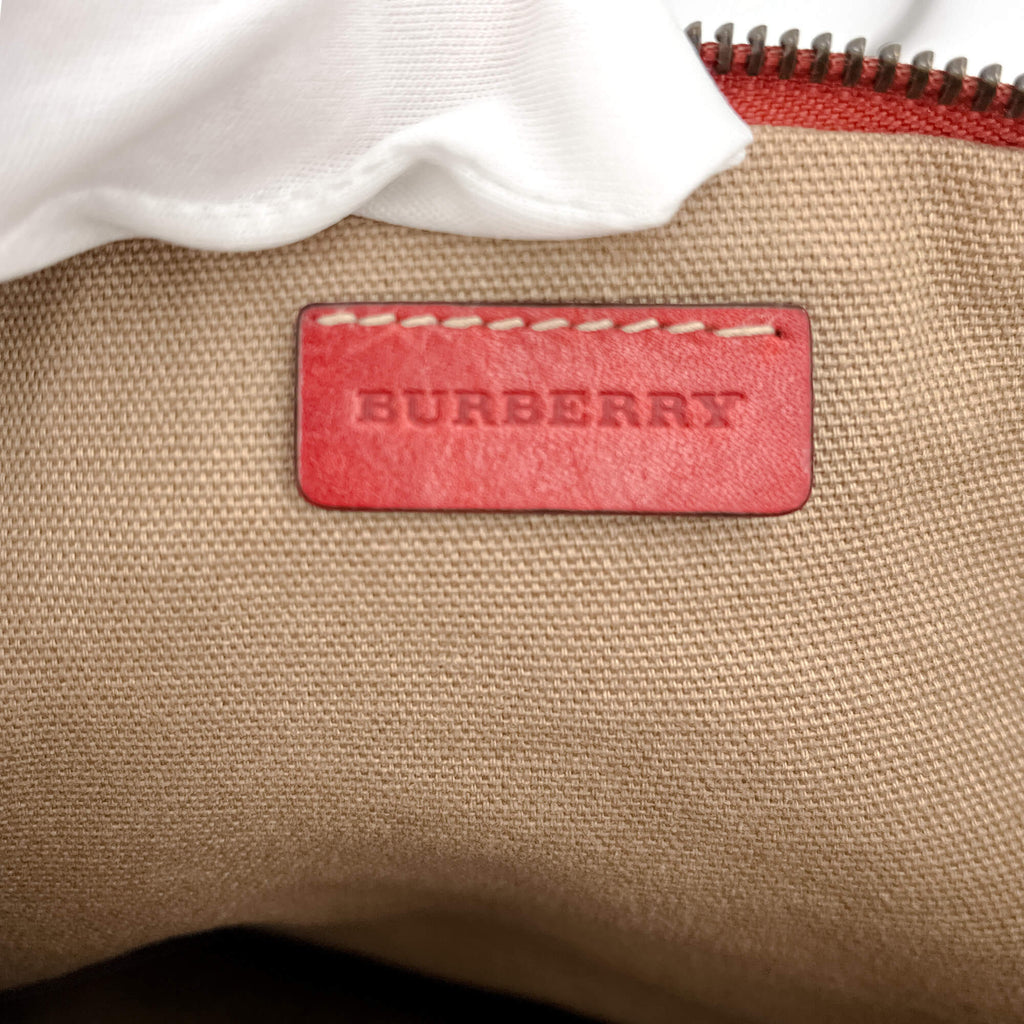 Second hand Burberry Satchel Crossbody Canvas Archive Beige Check - Tabita Bags