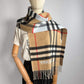 Second hand Burberry Scarve Reversible Check Cashmere CB - Tabita Bags