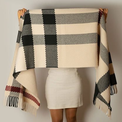 Second hand Burberry Scarve Wool Check Bicolor - Tabita Bags