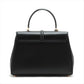 Second hand Céline 16 Seize Classique Shiny Calfskin Leather Top - handle Bag Black - Tabita Bags