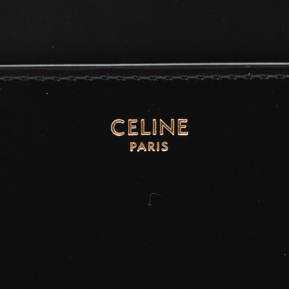 Second hand Céline 16 Seize Classique Shiny Calfskin Leather Top - handle Bag Black - Tabita Bags