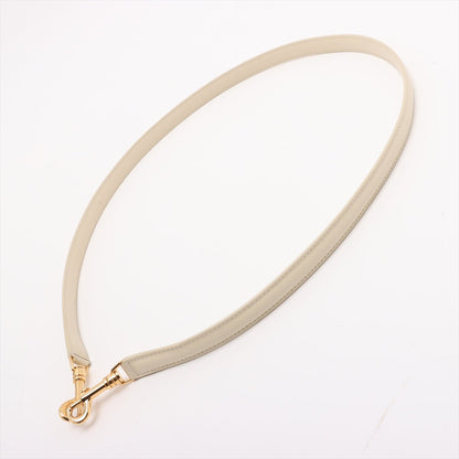 Second hand Céline 16 Small Shiny Calfskin Leather Top - Handle Handbag Rice - Tabita Bags