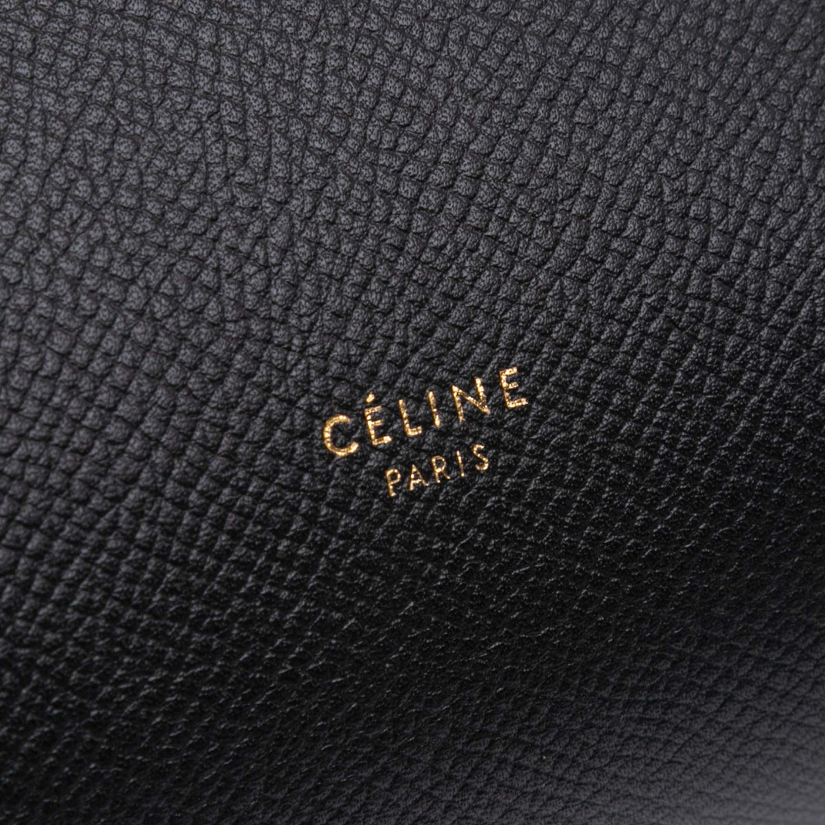 Second hand Céline Belt Bag Micro Grained Calfskin Leather 3 - Ways Tote Bag Black - Tabita Bags