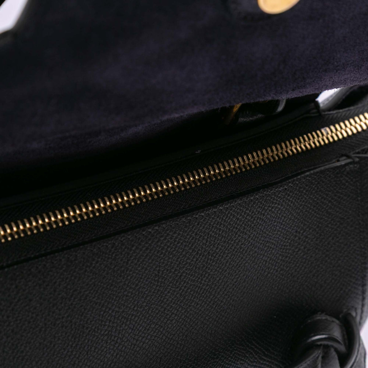 Second hand Céline Belt Bag Micro Grained Calfskin Leather 3 - Ways Tote Bag Black - Tabita Bags