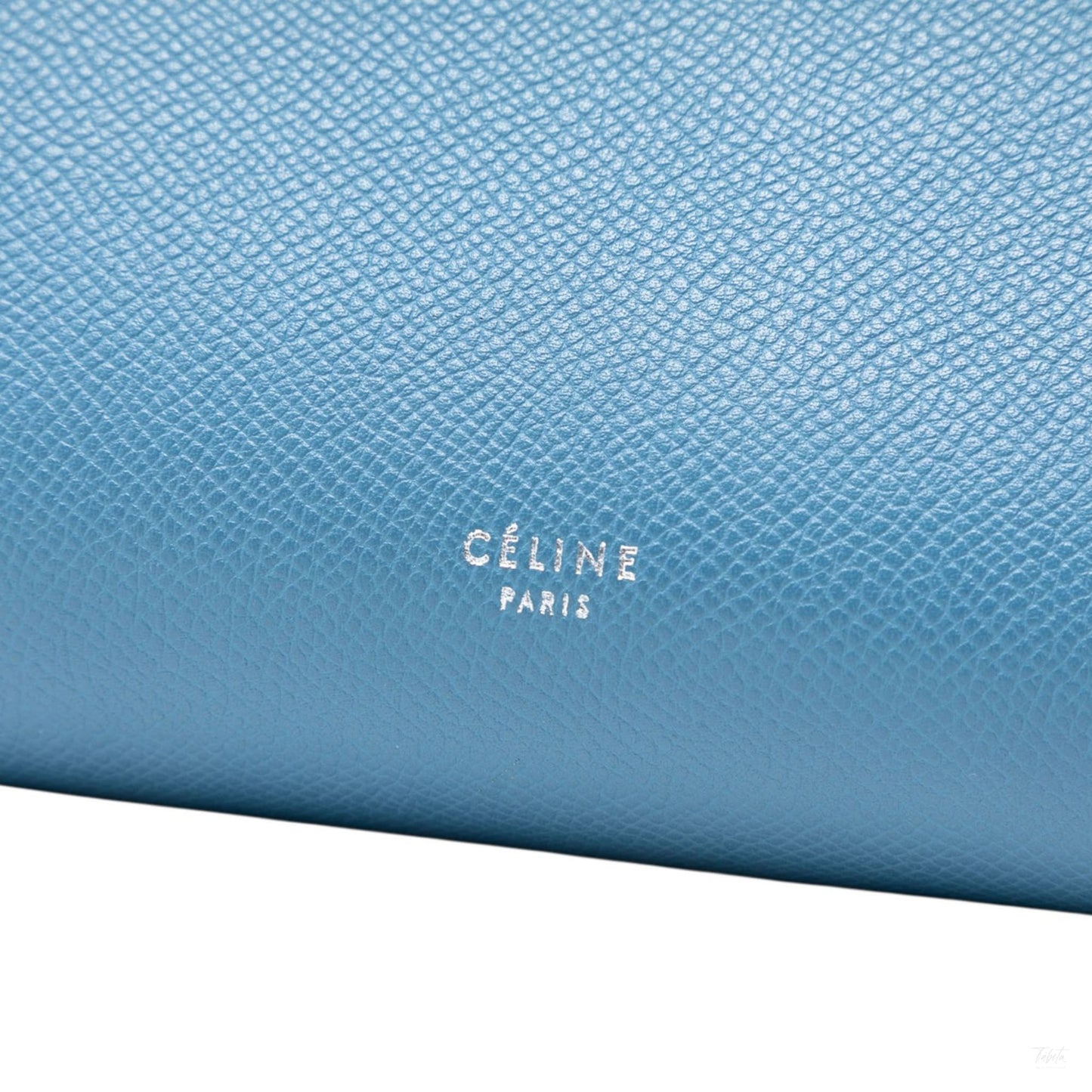 Second hand Céline Belt Bag Micro Grained Calfskin Leather 3 - Ways Tote Bag Blue - Tabita Bags