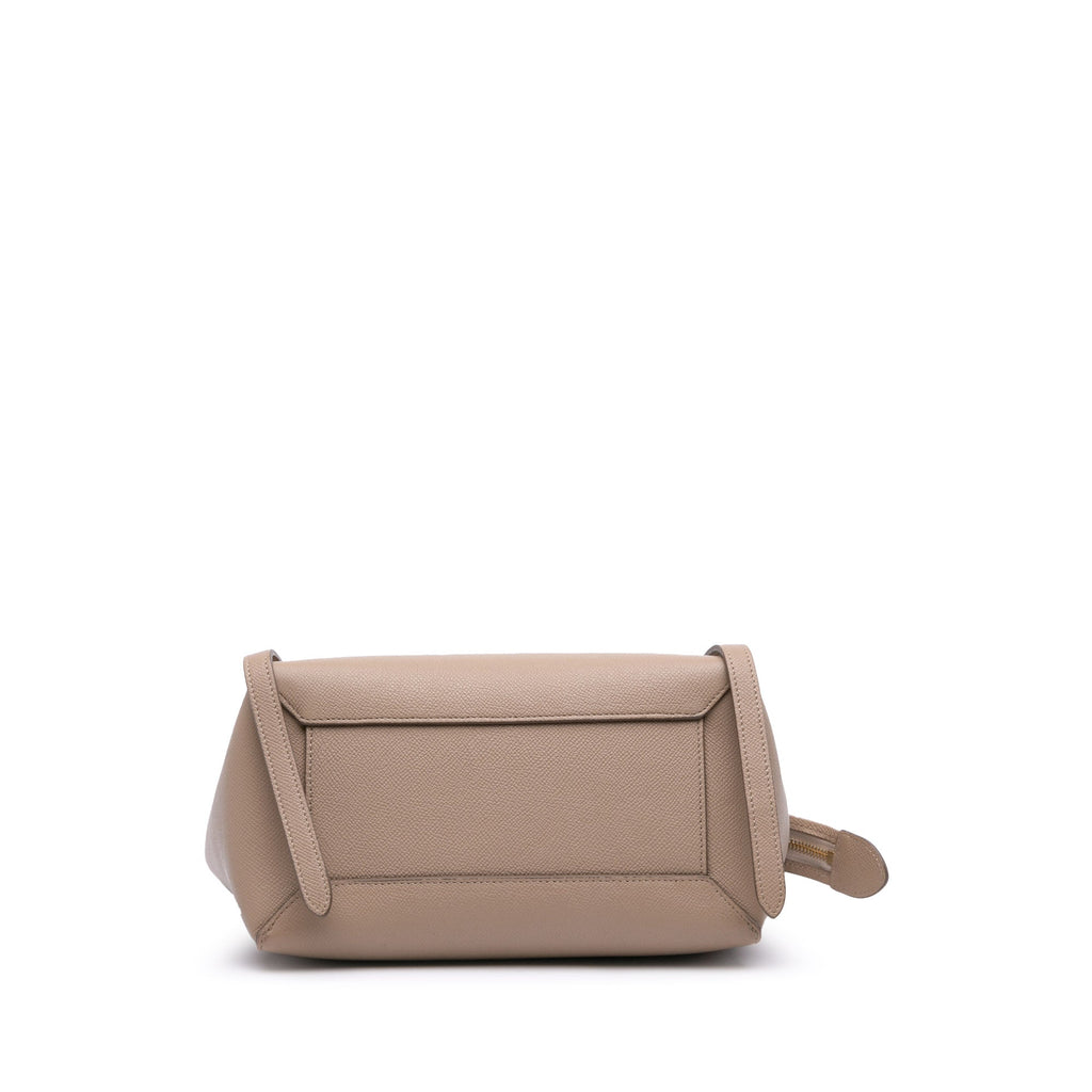 Second hand Céline Belt Bag Micro Grained Calfskin Leather 3 - Ways Tote Bag Brown - Tabita Bags
