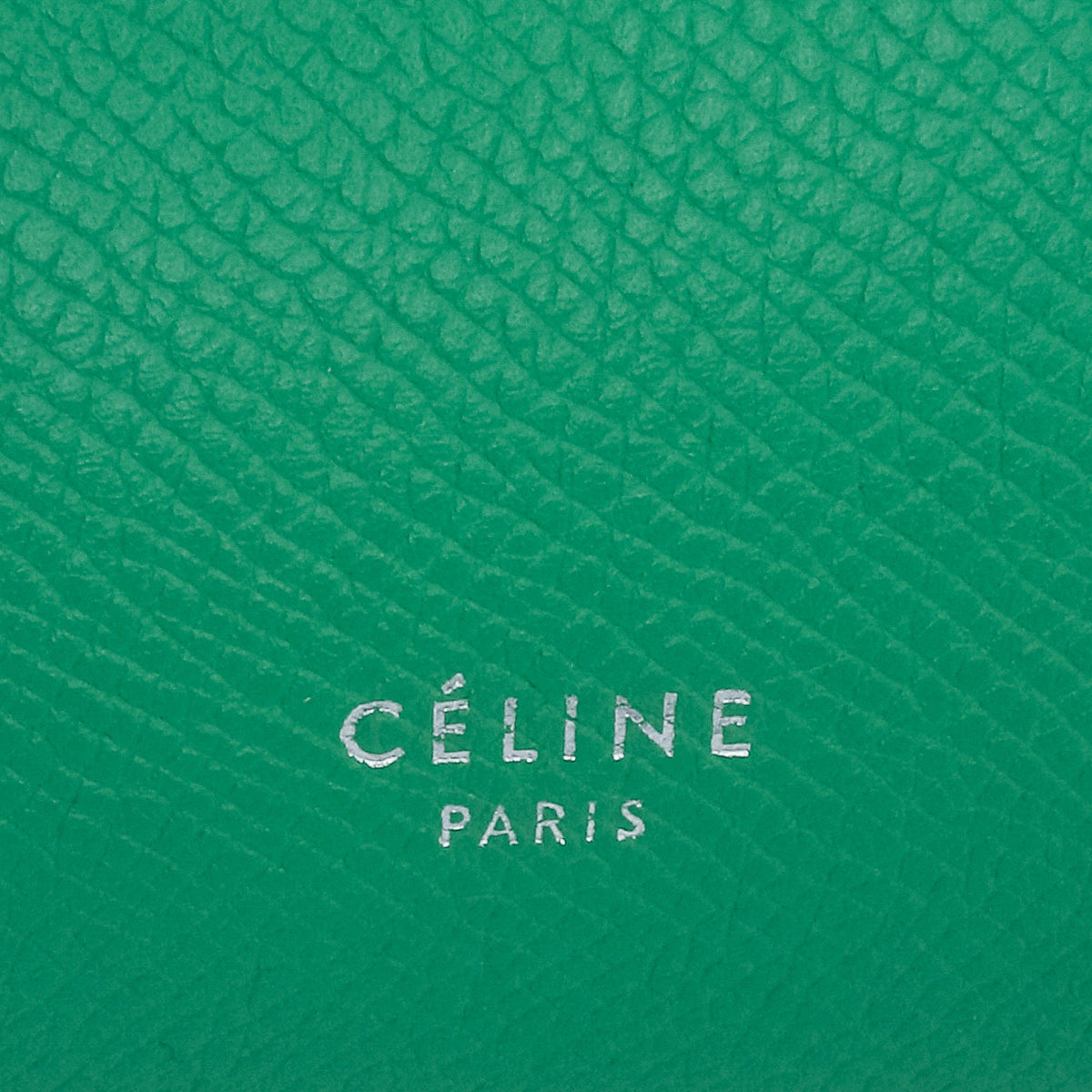 Second hand Céline Belt Bag Micro Grained Calfskin Leather 3 - Ways Tote Bag Green - Tabita Bags
