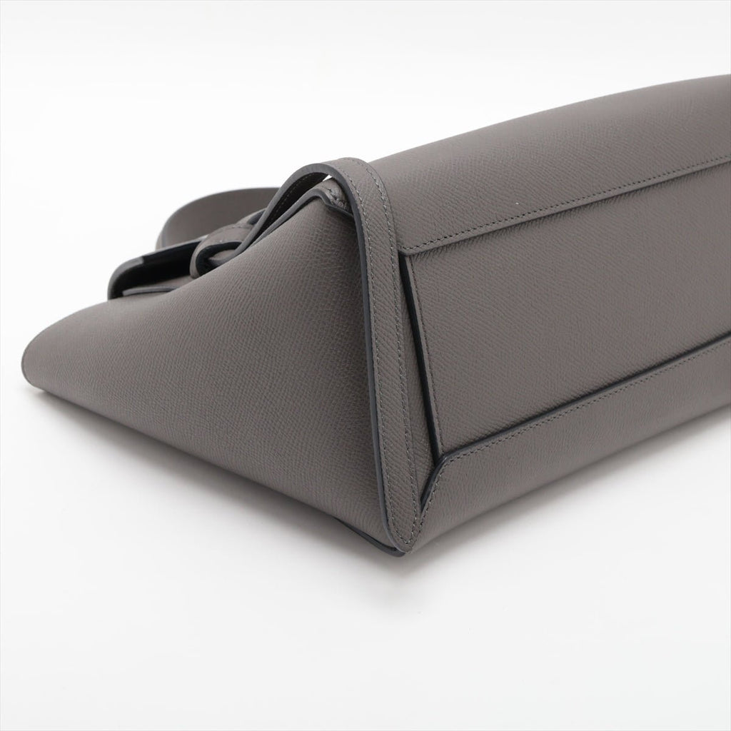 Second hand Céline Belt Bag Micro Grained Calfskin Leather 3 - Ways Tote Bag Grey - Tabita Bags