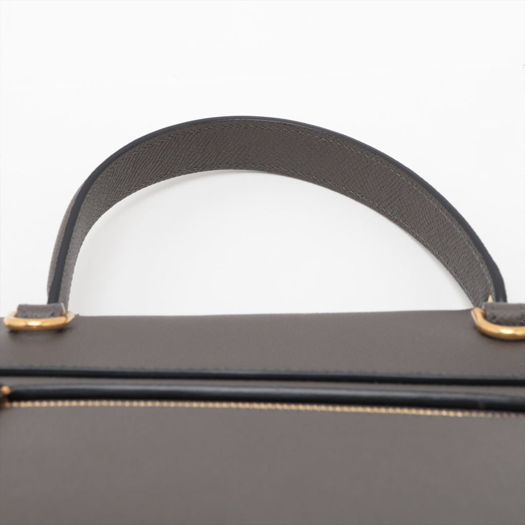 Second hand Céline Belt Bag Micro Grained Calfskin Leather 3 - Ways Tote Bag Grey - Tabita Bags