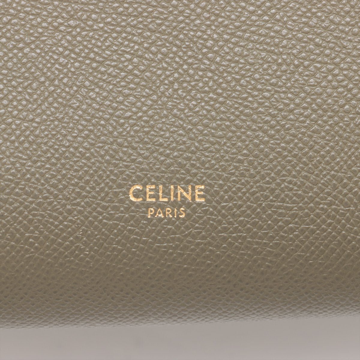 Second hand Céline Belt Bag Micro Grained Calfskin Leather 3 - Ways Tote Bag Military Green - Tabita Bags