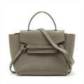 Second hand Céline Belt Bag Micro Grained Calfskin Leather 3 - Ways Tote Bag Military Green - Tabita Bags