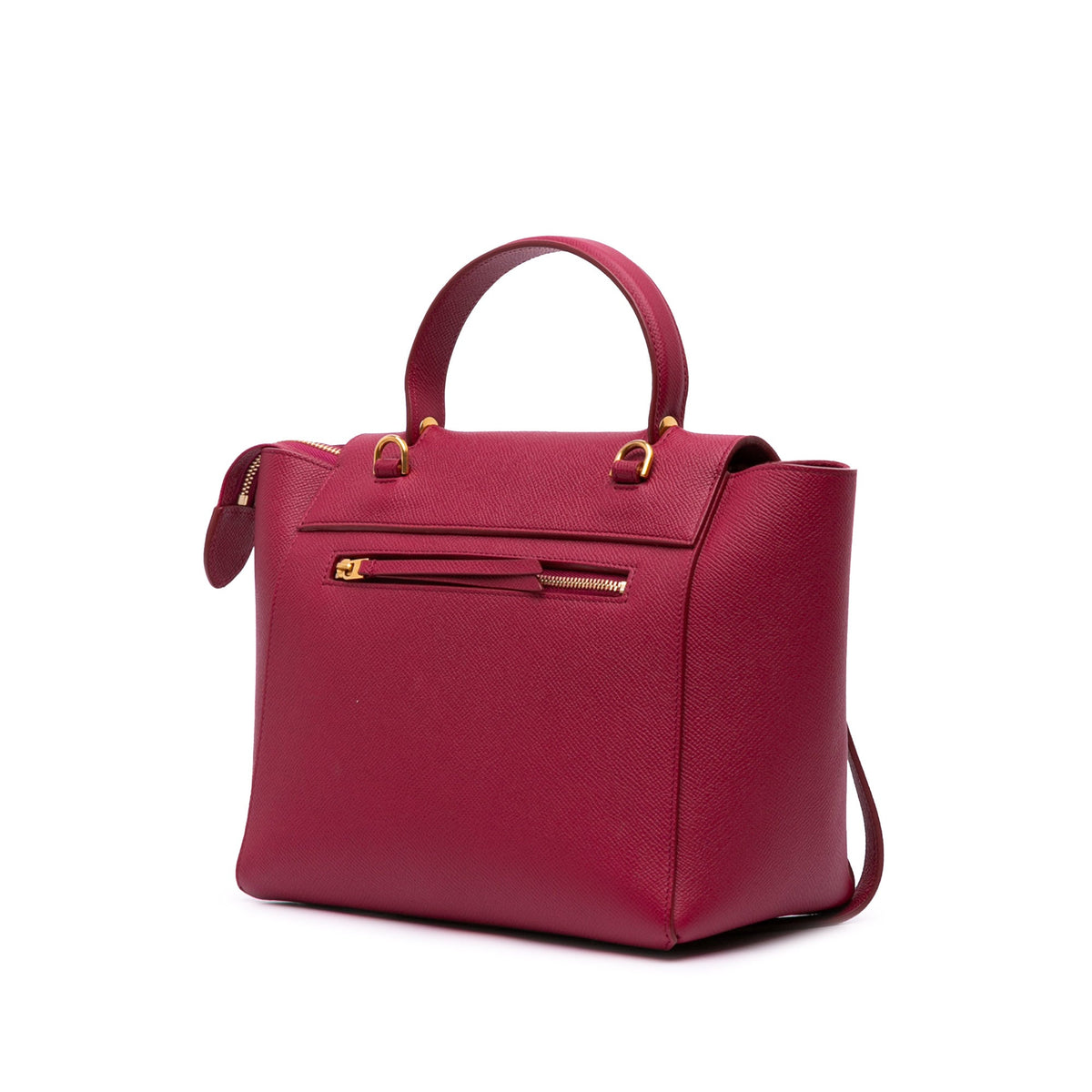 Second hand Céline Belt Bag Micro Grained Calfskin Leather 3 - Ways Tote Bag Pink - Tabita Bags