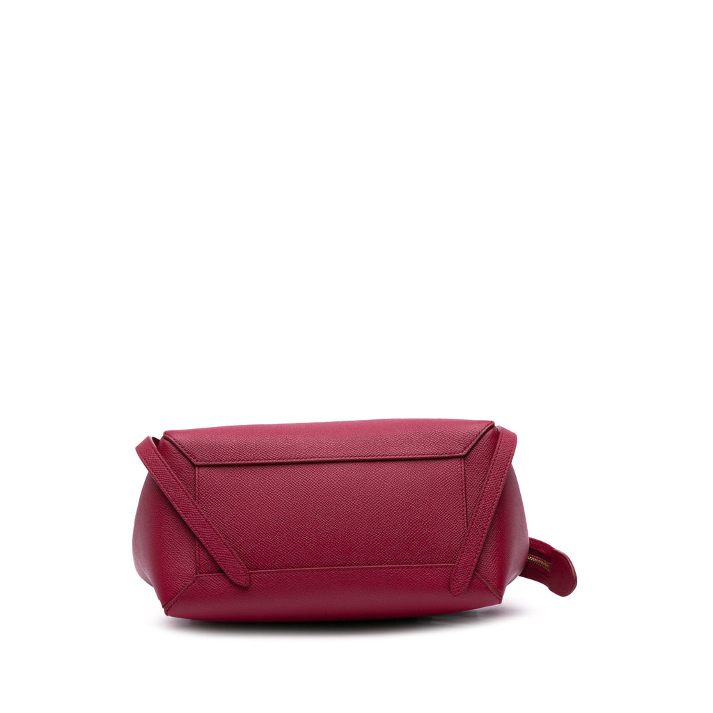 Second hand Céline Belt Bag Micro Grained Calfskin Leather 3 - Ways Tote Bag Pink - Tabita Bags