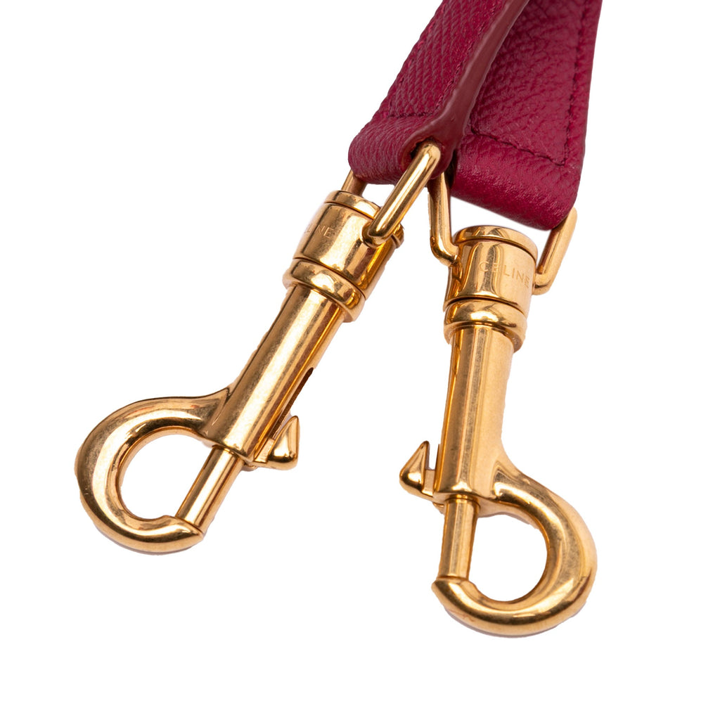 Second hand Céline Belt Bag Micro Grained Calfskin Leather 3 - Ways Tote Bag Pink - Tabita Bags