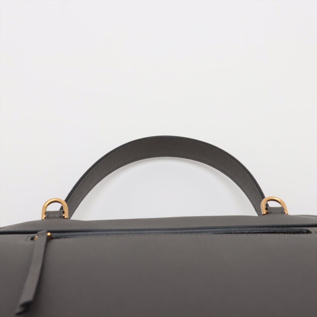 Second hand Céline Belt Bag Mini Grained Calfskin Leather 3 - Ways Tote Handbag Grey - Tabita Bags