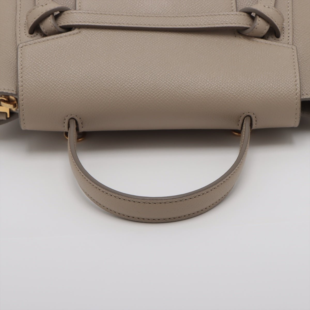 Second hand Céline Belt Bag Nano Grained Calfskin Leather 3 - Ways Tote Bag Beige - Tabita Bags