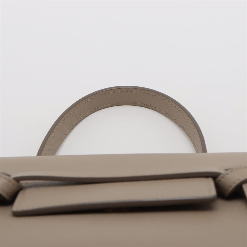Second hand Céline Belt Bag Nano Grained Calfskin Leather 3 - Ways Tote Bag Beige - Tabita Bags