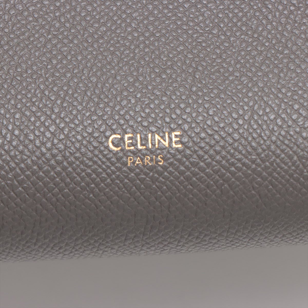 Second hand Céline Belt Bag Nano Grained Calfskin Leather 3 - Ways Tote Bag Grey - Tabita Bags