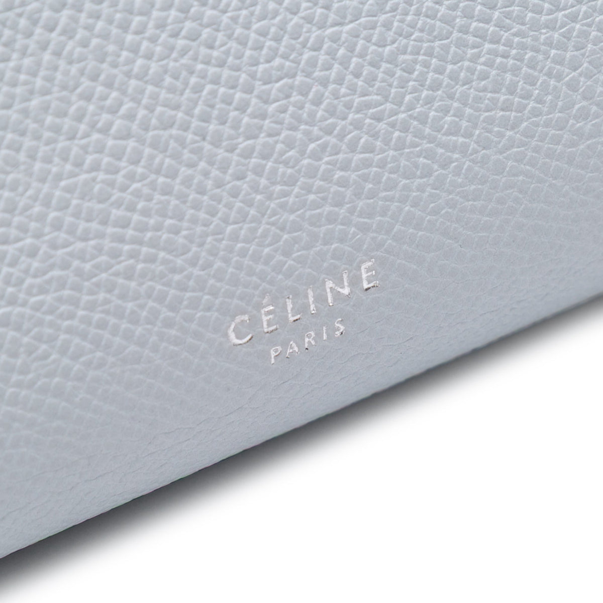 Second hand Céline Belt Bag Nano Grained Calfskin Leather 3 - Ways Tote Bag Grey - Tabita Bags