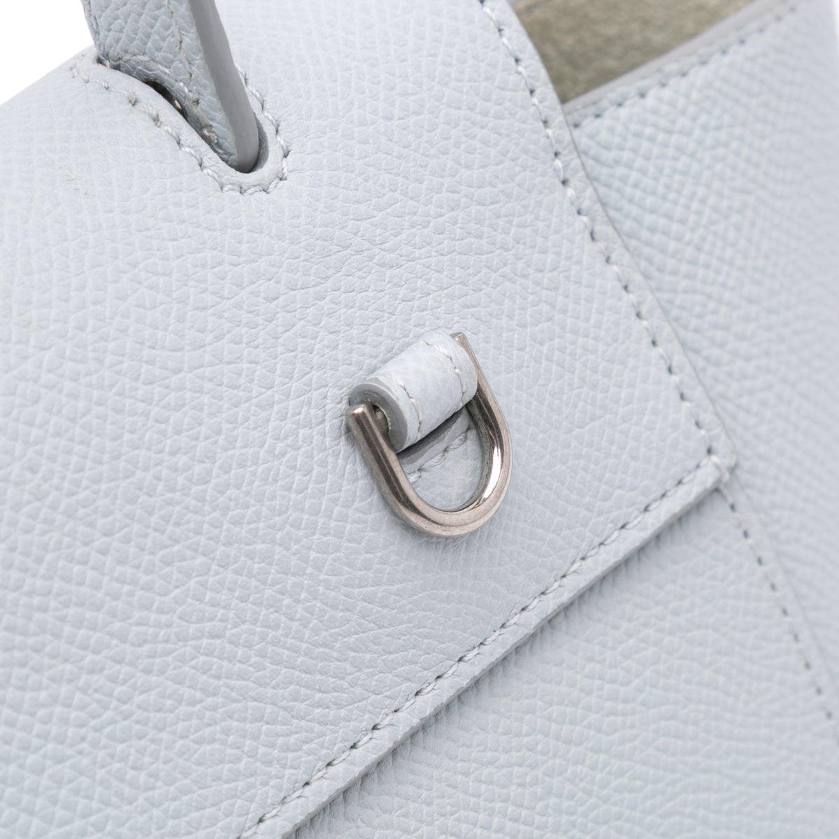 Second hand Céline Belt Bag Nano Grained Calfskin Leather 3 - Ways Tote Bag Grey - Tabita Bags