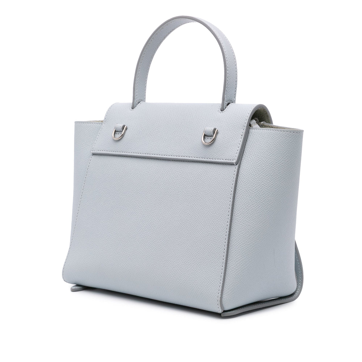 Second hand Céline Belt Bag Nano Grained Calfskin Leather 3 - Ways Tote Bag Grey - Tabita Bags
