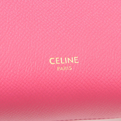 Second hand Céline Belt Bag Nano Grained Calfskin Leather 3 - Ways Tote Bag Pink - Tabita Bags