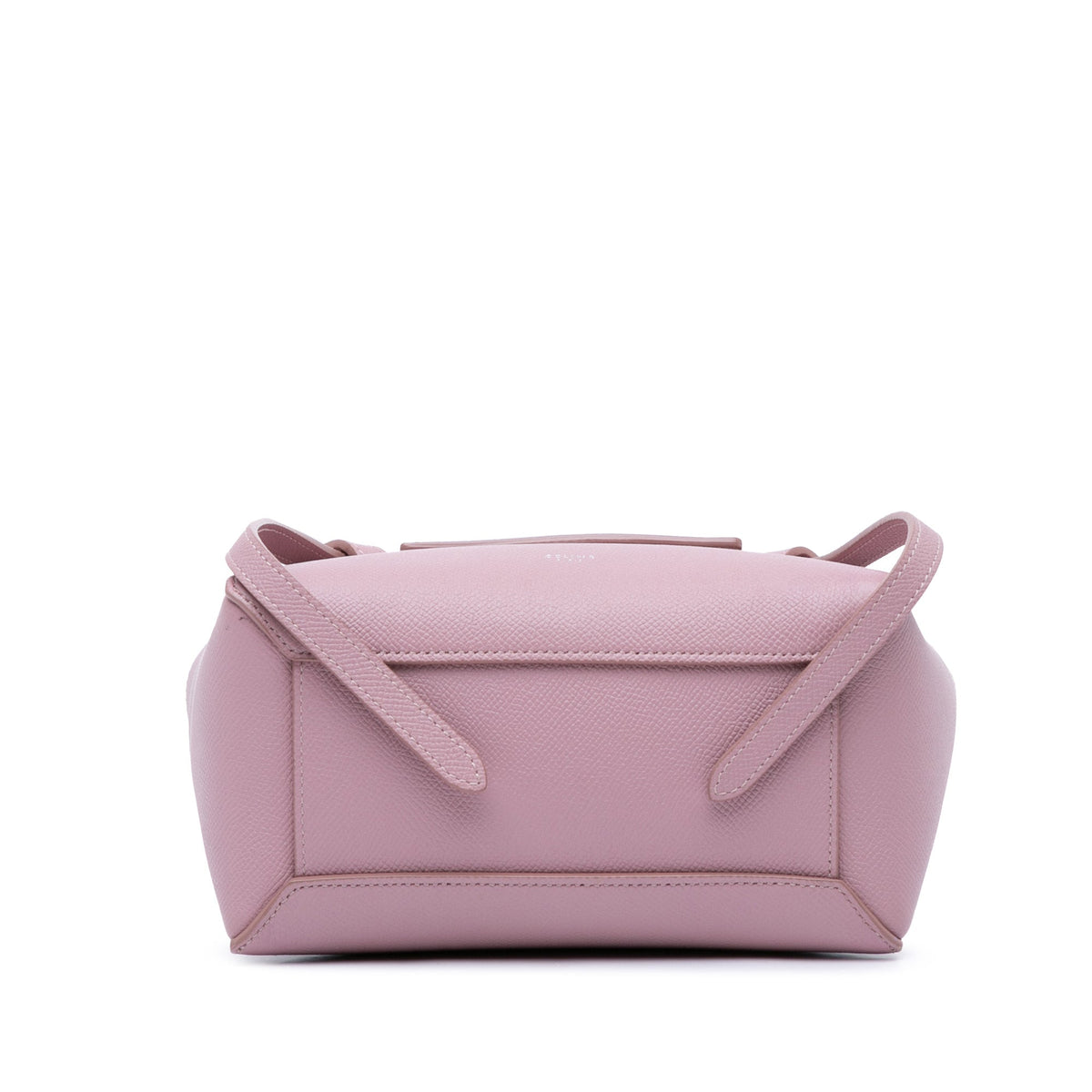 Second hand Céline Belt Bag Nano Grained Calfskin Leather 3 - Ways Tote Bag Pink - Tabita Bags
