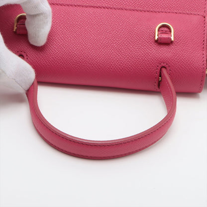 Second hand Céline Belt Bag Nano Grained Calfskin Leather 3 - Ways Tote Bag Pink - Tabita Bags